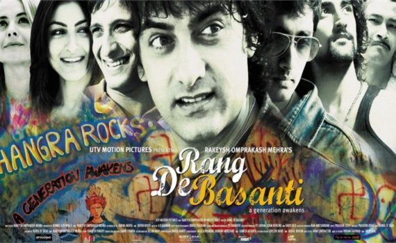 Rang De Basanti Movie Poster - Aamir Khan - Full HD Desktop Wallpaper
