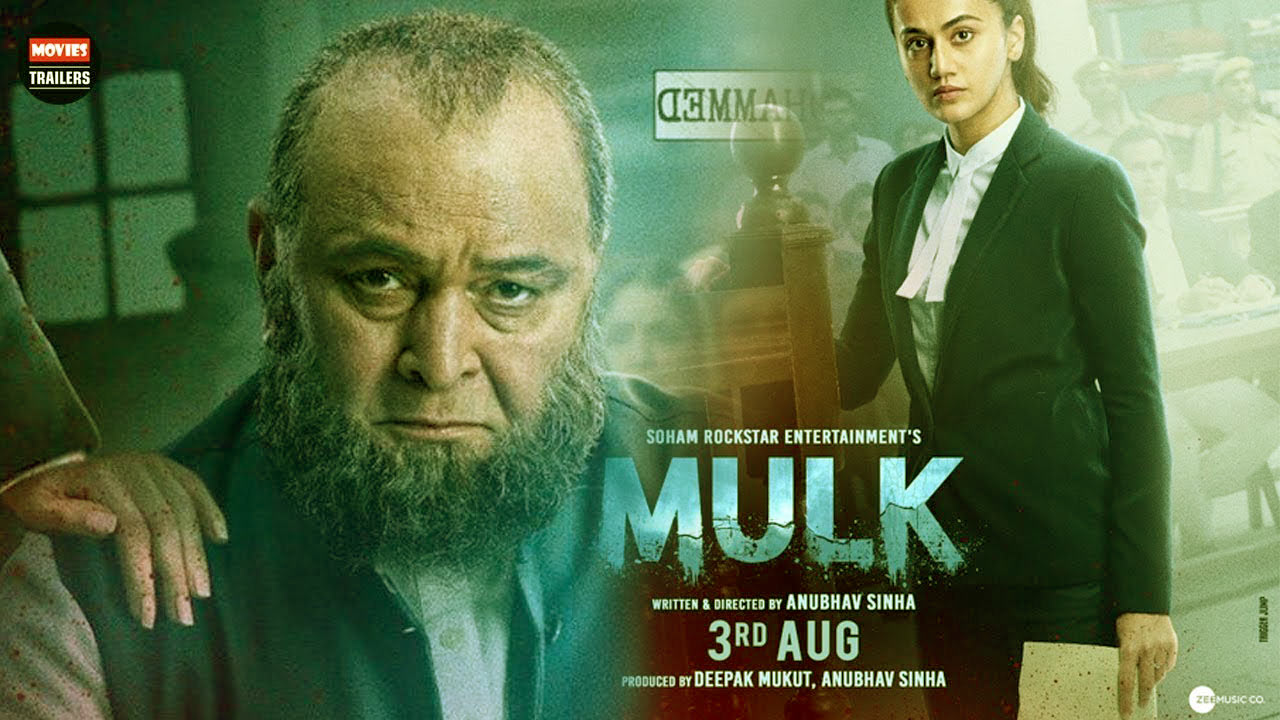 Mulk Movie Dialogues Poster - Rishi Kapoor, Taapsee Pannu